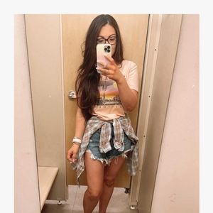 Wild Fable Denim High Rise Cutoff